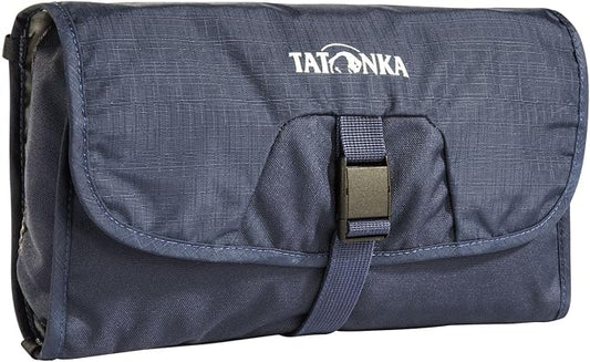 Tatonka Flat Cosmetic Bag with Hanging Hook and Multiple Compartments by Tatonka
