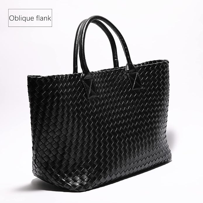 Woven Bag Shopper Bag Travel Handbags and Purses Women Tote Bag Large Capacity Shoulder Fashion Bags - Image 4