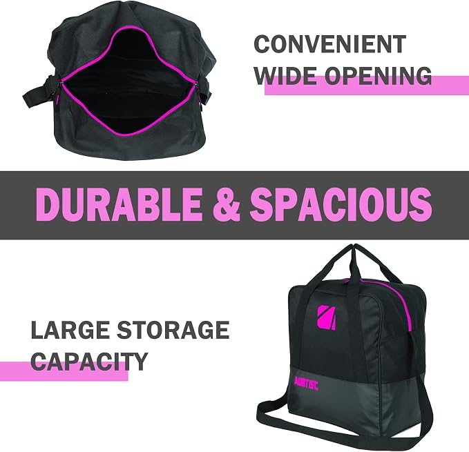 AUMTISC Ski and Boot Bag Combo for Air Travel Flying, Padded Two-Piece Snow Ski Bags, Adjustable Length Ski Travel Bag for Skis Up to 200cm and Boots Up to Size 13 - Image 6