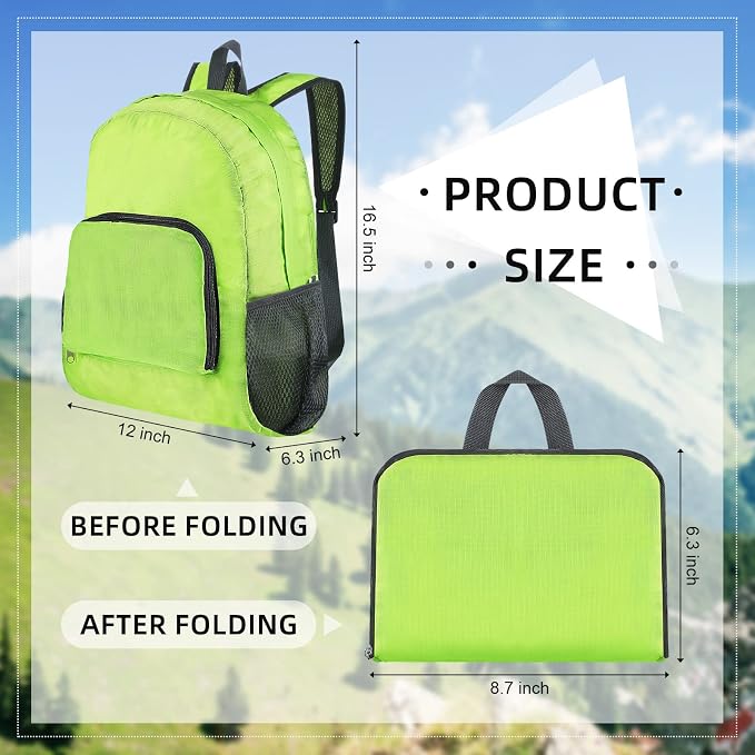 Reginary 40 Pcs Backpacks in Bulk Back Pack 17 Inch Foldable Travel Backpack,Book Bag for Donation Assorted Color(5 Colors,Solid Series) - Image 2