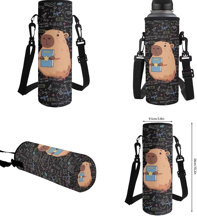 Cute Capybara School Bags for Boys 10-12 7-10 Cute Boys Backpack and Lunch Box Set of 4 Kids Backpack for Elementary Middle School Lightweight 17 Inch Girls Bookbag Daypack - Image 6