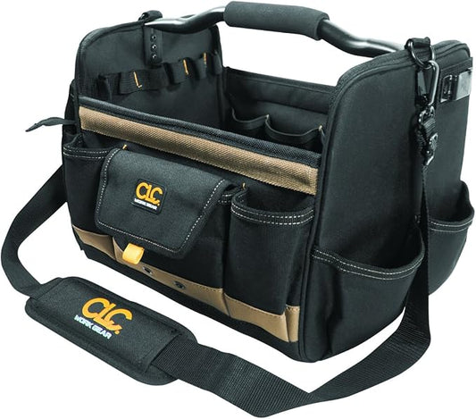 CLC Custom Leathercraft 1578 Open Top Soft Sided Tool Box, 14 in., 31 Pocket by CustomLeatherCraft