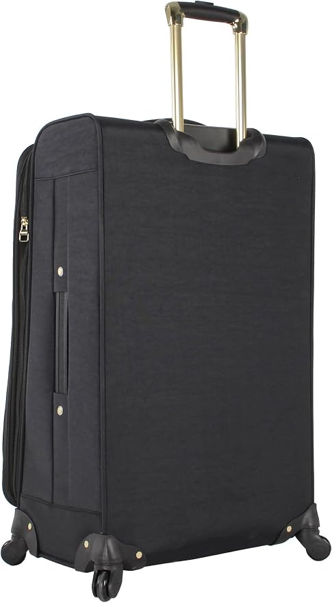 Steve Madden Designer Luggage Collection - 3 Piece Softside Expandable Lightweight Spinner Suitcase Set - Travel Set Includes an Under Seat Bag, 20-Inch Carry on and 28-Inch Checked Suitcase, - Image 3