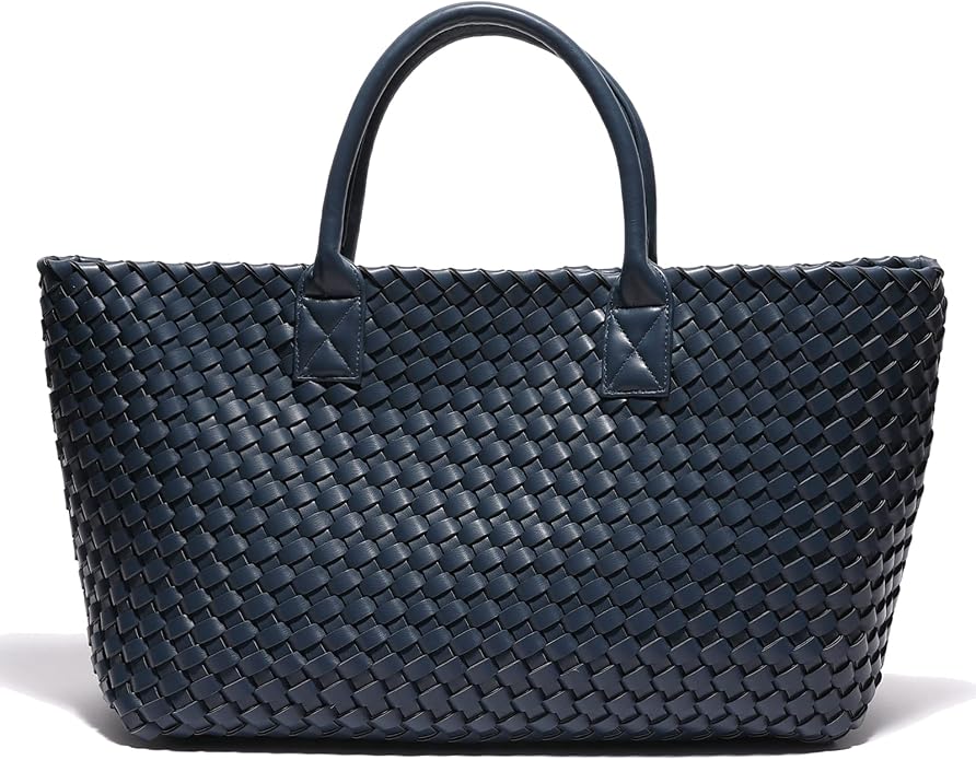Woven Bag Shopper Bag Travel Handbags and Purses Women Tote Bag Large Capacity Shoulder Fashion Bags by Weayouth