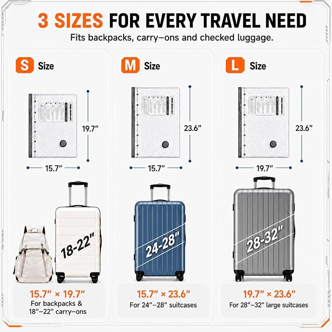 15 Pack Vacuum Storage Bags with Cordless Rechargeable Vacuum Pump, Travel Essentials Vacuum Seal Bags for Clothing, Compression Packing Cubes, Cordless Travel Vacuum Bag Set - Image 7