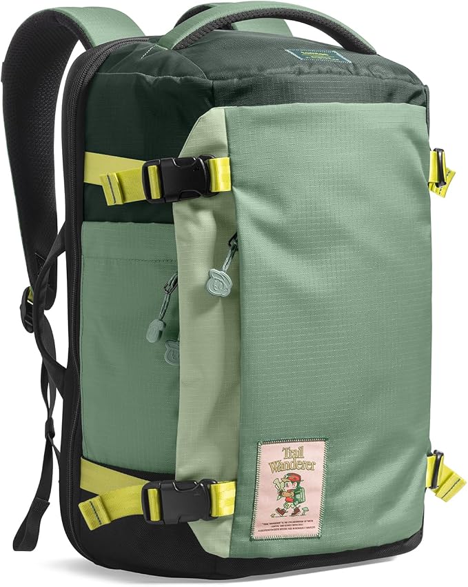 tomtoc 28/40L Travel Backpack, TSA Carry On/Personal Item Bag Flight Approved, Water-resistant Carry on Luggage, PFAS Free by tomtoc