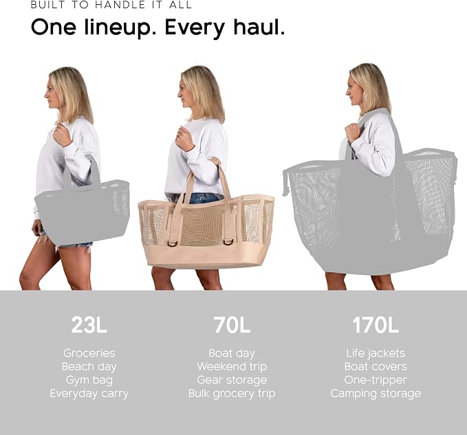 MISSION Boat Gear CASSI Heavy-Duty Outdoor Tote and Waterproof Marine-Grade Mesh Boat Bags - Image 8