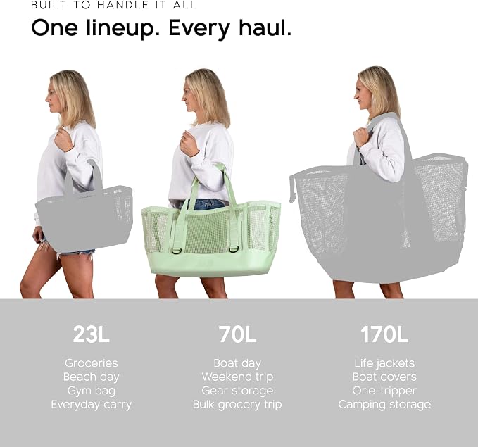MISSION Boat Gear CASSI Heavy-Duty Outdoor Tote and Waterproof Marine-Grade Mesh Boat Bags - Image 8