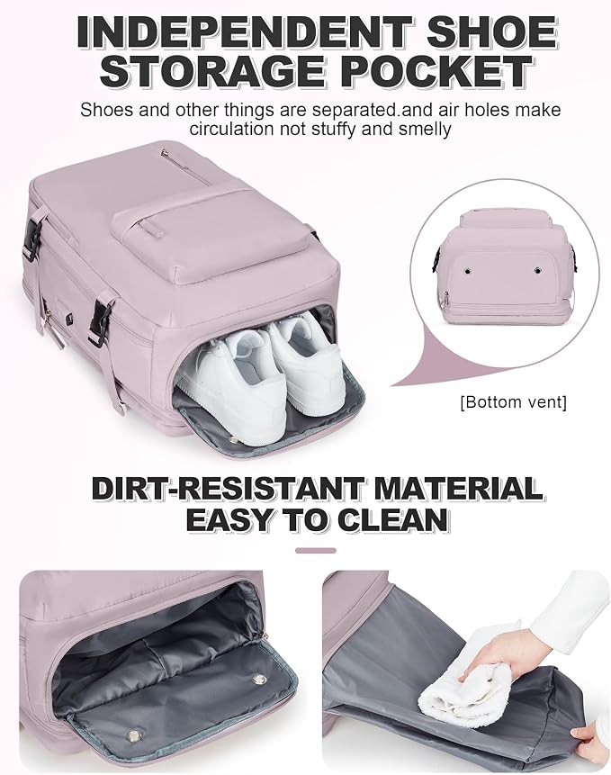 VGCUB Vacuum Backpack Travel with Pump, Vacuum Seal Compression Bags Laptop Backpack Personal Item - Image 6