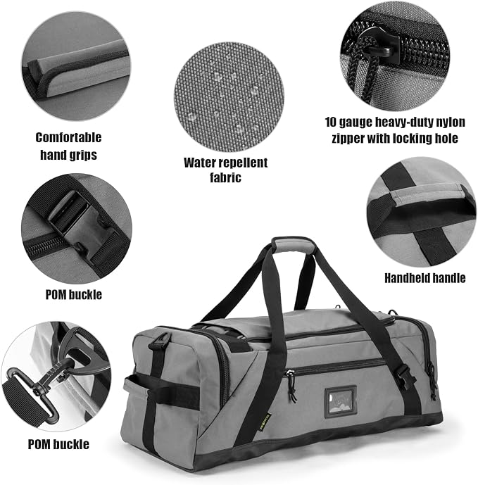 90L Large Duffle Bag,Gym Bags For Men Weekend Bag For Women Travel Backpack Carry On Sports Duffel Bag - Image 5