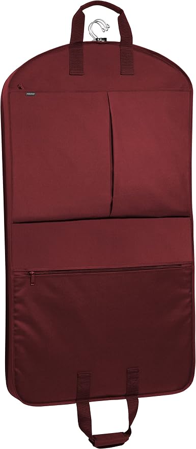 WallyBags 40” Deluxe Travel Carry-On Garment Bag with Two Pockets - Image 2