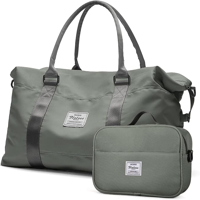 Travel Duffel Bag, Carry On Overnight Weekender Bags for Women | Travel Bag with Wet Pocket & Trolley Sleeve, For Spirit Airlines 18x14x8 Personal Item Bag - Image 8