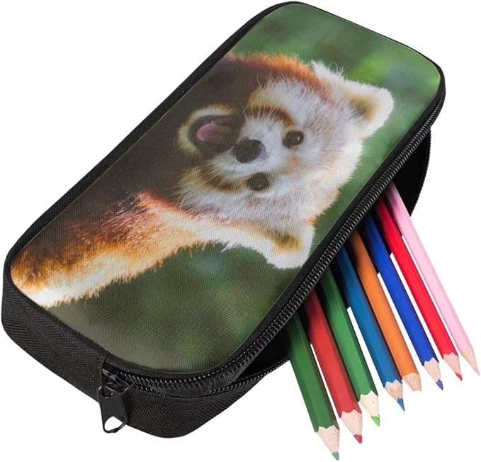 Girls Boys School Backpack with Lunch Box Pencil Case Comfy Padded Lightweight Red Panda Backpack Set Kids Cute Bookbag Insulated Lunch Bag Student Large Capacity Daypack 17 Inch - Image 5