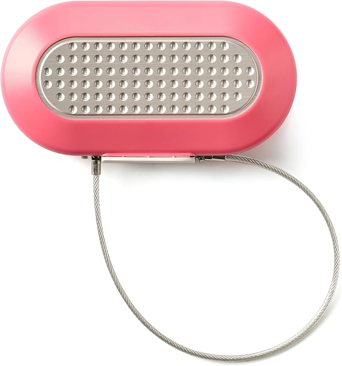 Master Lock Pink Portable Small Safe - Set Your Own Combination, Travel-Friendly Design for Phone, Passport & Money Storage, Model 5900DPNK (Pack of 4) - Image 2