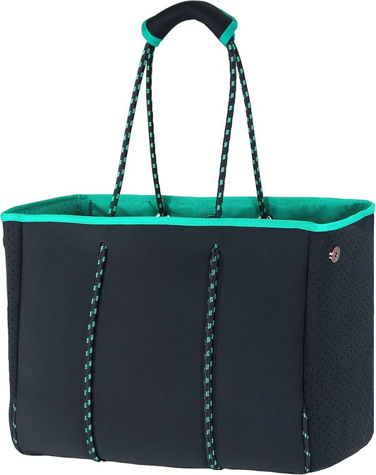 QOGiR Neoprene Multipurpose Beach Bag Tote with Inner Zipper Pocket … … … … by QOGiR