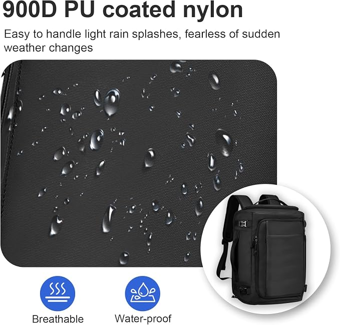 Carry On Travel Backpack Flight Approved Laptop Backpack for Women Men | Personal Item Travel Bag, Casual Weekender Daypack with Wet Pocket for Business, Hiking - Image 7