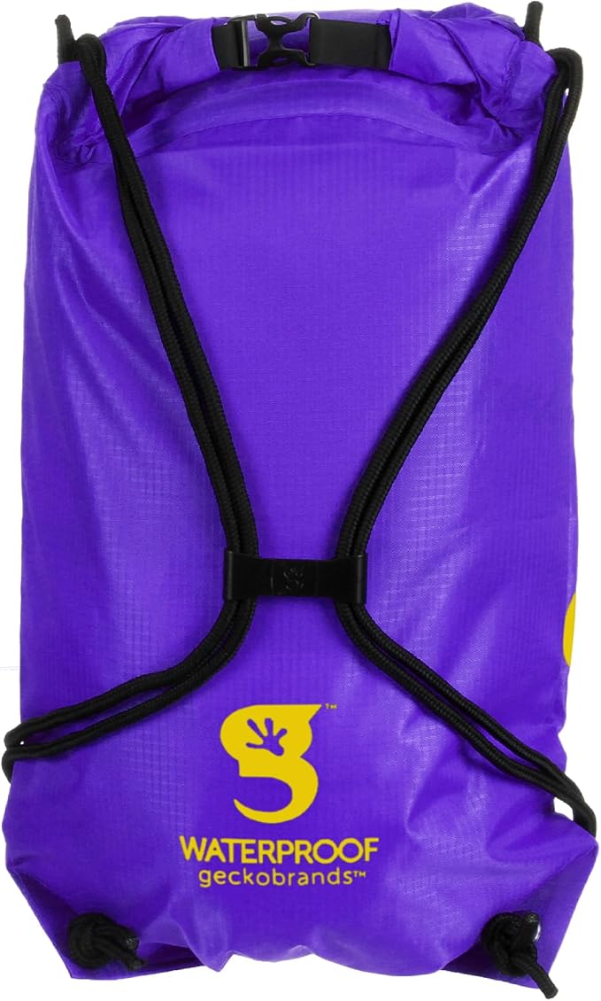 geckobrands Embark 10L Drawstring Backpack – Waterproof, Lightweight Dry Bag for Beach, Hiking, and Light Water Activities - Image 2