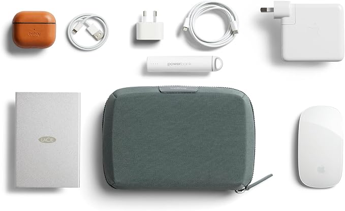 Bellroy Tech Kit Compact (Charger, Cables, Mouse, powerbank, USB Keys, dongles) - Everglade - Image 7