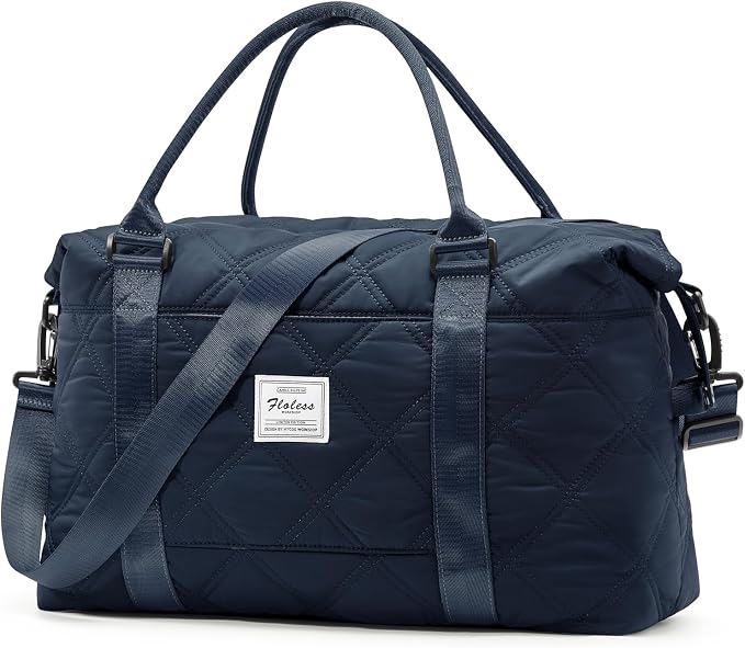 Travel Duffel Bag, Carry On Overnight Weekender Bags for Women | Travel Bag with Wet Pocket & Trolley Sleeve, For Spirit Airlines 18x14x8 Personal Item Bag - Image 9