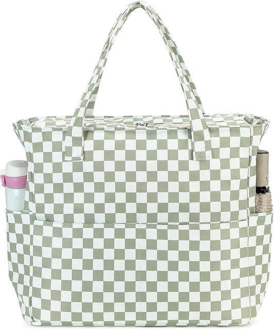 Bluboon Waterproof Beach Tote Pool Bags for Women Ladies Extra Large Carry On Bag With Wet Compartment for Weekender Travel by BLUBOON