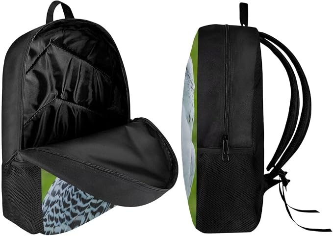 Kids Novelty Animal Backpack and Lunch Box for Boys Girls Student Lightweight 17 Inch School Bird Gyrfalcon Backpack with Lunch Bag Pencil Case Kids Comfy Padded Black Large Bookbag - Image 3