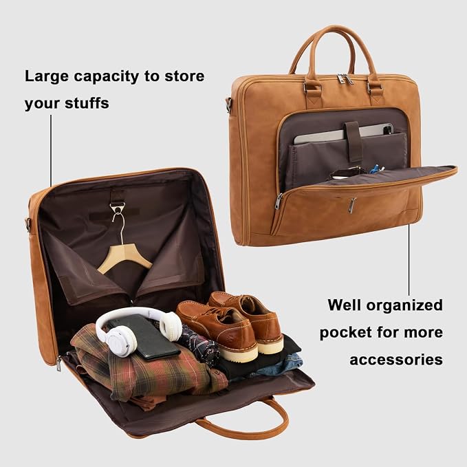 Garment Bag for Travel Large Carry on Garment Bags Men Women | Garment Suitcase Bags - Image 4
