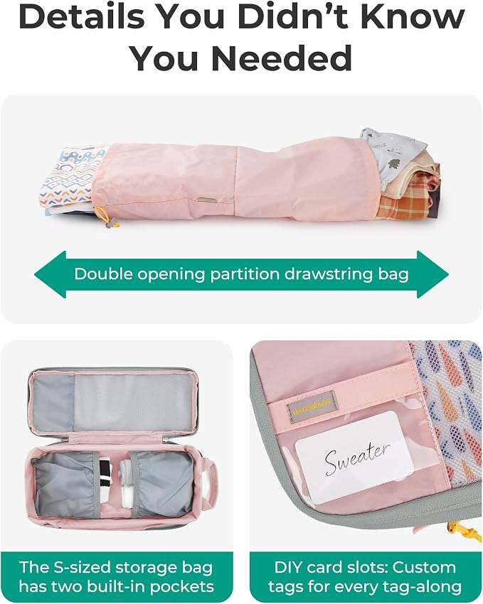BAGSMART 6 Set /4 Set/2 Set Compression Packing Cubes for Travel, Lightweight Luggage Organizer Bags, Durable Space Saver Bags Travel Essentials - Image 2