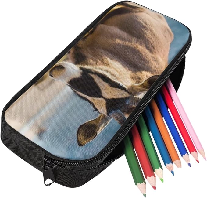 Girls Boys School Backpack with Lunch Box Pencil Case Comfy Padded Lightweight Antelope Backpack Set Kids Cute Bookbag Insulated Lunch Bag Student Large Capacity Daypack 17 Inch - Image 5