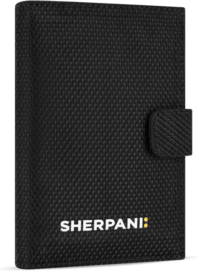 Sherpani Vienna, RFID Blocking Passport Holder, Travel Passport Cover Wallet, Travel Documents Organizer Protector, Travel Gift (Carbon) - Image 7