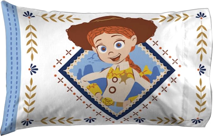 Jay Franco Kids Sheet Set with Fitted, Flat Sheets & Pillow Cover - Ultra-Soft Bedding with Pillowcase for Room Decor, Multi - Toy Story, 4 Piece Queen - Image 3