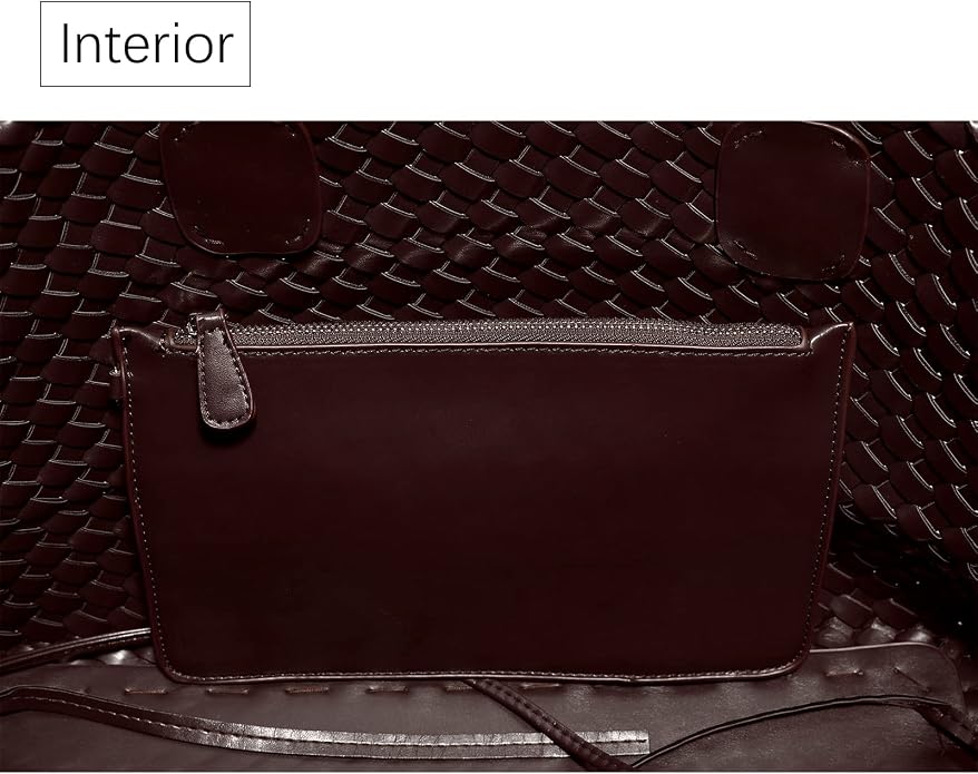 Woven Bag Shopper Bag Travel Handbags and Purses Women Tote Bag Large Capacity Shoulder Fashion Bags - Image 6