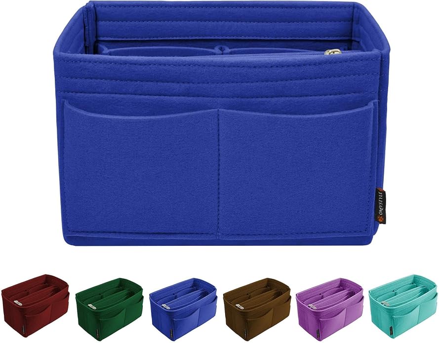 OMYSTYLE Purse Organizer Insert, Felt Tote Bag Organizer Insert with 5 Sizes, Handbag Dividers for Inside Purse, Compatible with Longchamp, Neverful, Speedy and More by OMYSTYLE