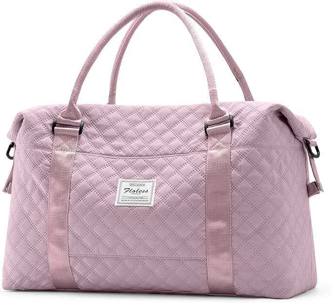 Travel Duffel Bag, Carry On Overnight Weekender Bags for Women | Travel Bag with Wet Pocket & Trolley Sleeve, For Spirit Airlines 18x14x8 Personal Item Bag by HYC00