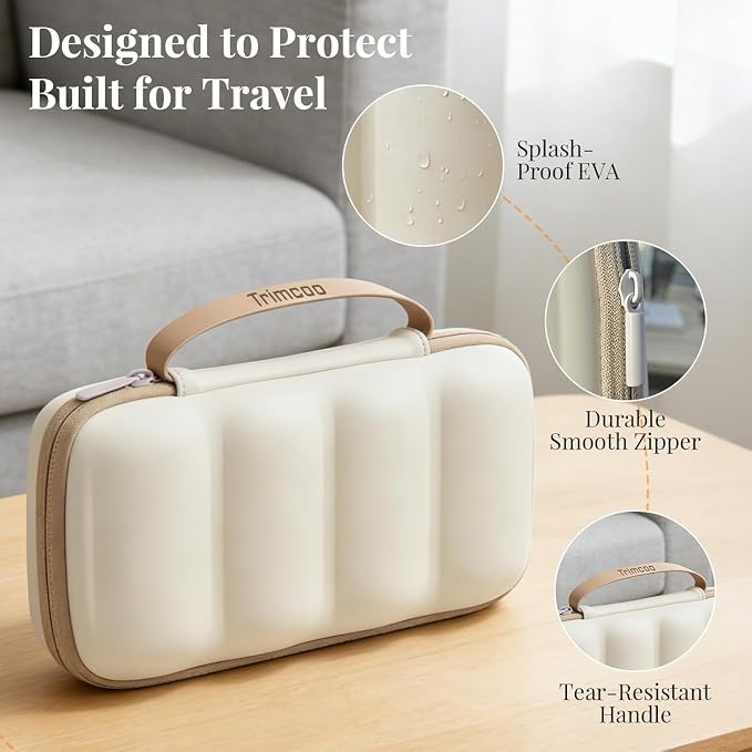 Travel Toiletry Jar Set - 6Pcs Leakproof Travle Containers Includes 4x30ml, 2x60ml & 10xMagnetic Labels, Beige - Image 6