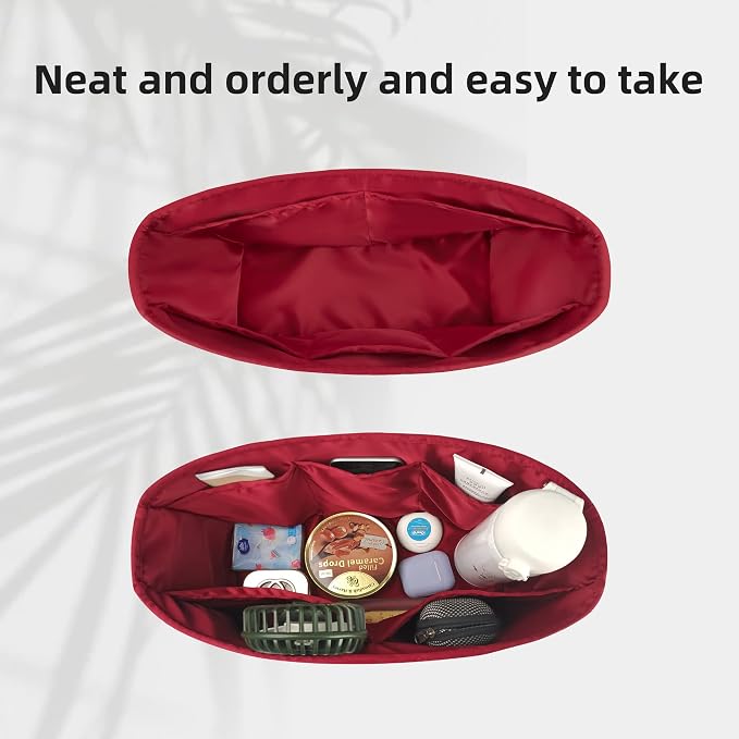 DGAZ Purse Organizer Insert Fits Neverfull-Bags，Silk Bag Organizer，Luxury Handbag & Tote Shaper（GM） - Image 5