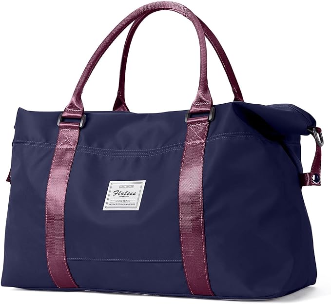 Travel Duffel Bag, Carry On Overnight Weekender Bags for Women | Travel Bag with Wet Pocket & Trolley Sleeve, For Spirit Airlines 18x14x8 Personal Item Bag by HYC00
