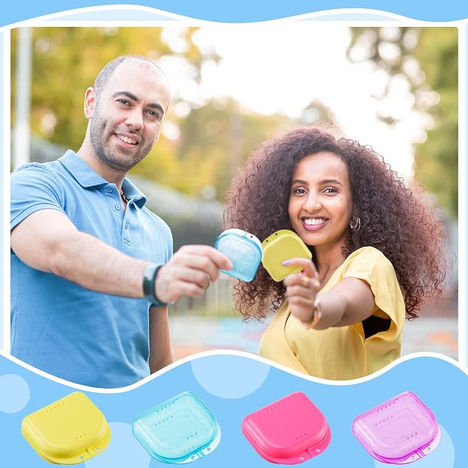 Sherr Dental Retainer Case with Holes,120 Pcs,17 Rainbow Colors - Image 4
