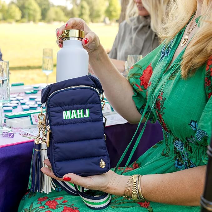 WanderFull® Original HydroBag®, Fits Up to 32 oz Water Bottle Holder with Strap, Gift for Women, Hands-Free Crossbody, Water Bottle Carrier Bag with Phone Pocket - Image 4
