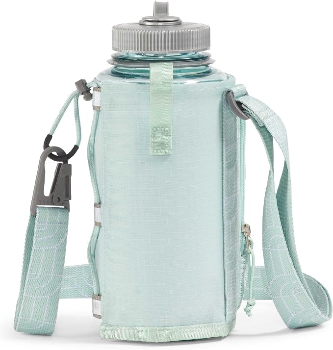 The North Face Borealis Water Bottle Holder - Adjustable Strap, Water-Repellent Finish, External Pocket with Key Hook, Opal Frost, One Size | Adjustable Strap, Water-Repellent Finish, External Pocket - Image 3