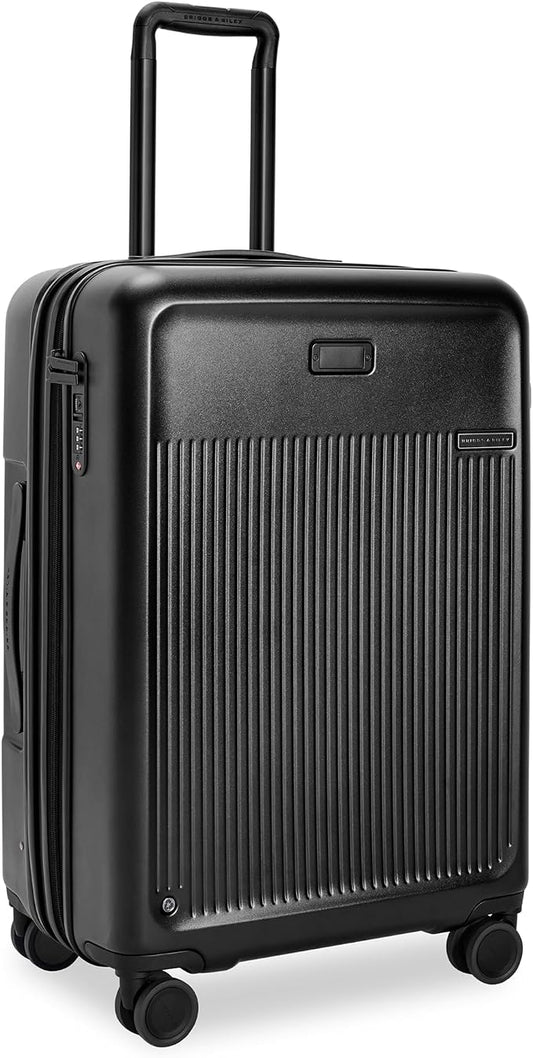 Briggs & Riley 21" Global Carry On Expandable Spinner - Luggage for Travel, Suitcases with Wheels, Hardside Rolling Bag for Men & Women, Self-Repairing Zipper - Sympatico Collection, Black by Unknown