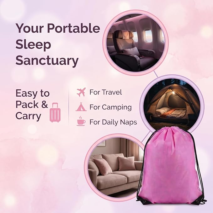 TailWaggers 2026 New Wearable Sleep Pod Hug Blanket, A Deeper Sleep Set, Portable Travel Nap Kit for Camping, Travel& Daily - Image 6