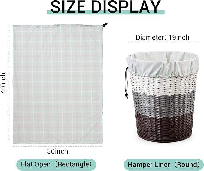 ZPECC Bulk Travel Laundry Bag,Extra Large Heavy Duty Laundry Bags 24 Pack,Washable Dirty Clothes Organizer for Commercial College Dorm Hotel Camping and Home Storage 30x40(Red n Green Checkered) - Image 4
