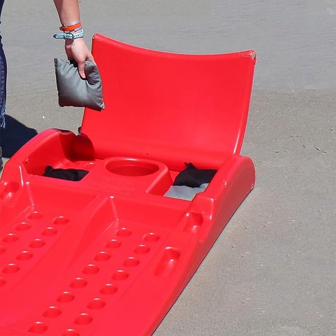 Driveway Games All Weather Corntoss Bean Bag Cornhole Yard Game Set for Indoor and Outdoor Use with 2 Target Boards and 8 Bean Bags - Image 5