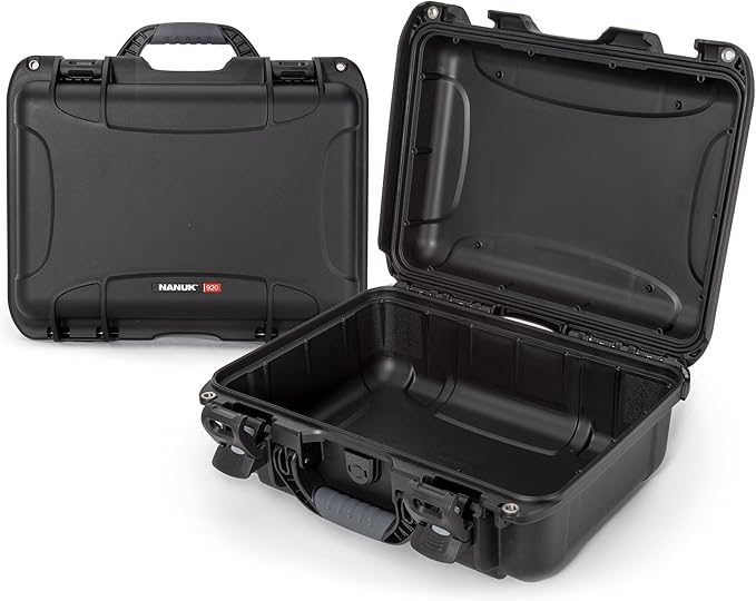 NANUK 920 Empty Hard Case – Waterproof Travel Hard Case, 16.7” x 13.4” x 6.8”, Dustproof & Impact-Resistant, Airline Carry-On Approved – Black by NANUK