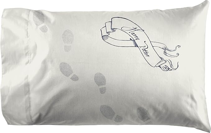 Jay Franco Kids Sheet Set with Fitted, Flat Sheets & Pillow Cover - Ultra-Soft Bedding with Pillowcase for Room Decor, Beige - Harry Potter, 4 Piece Full - Image 4