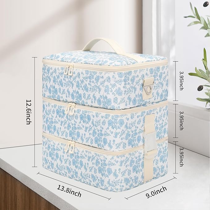 Ethereal Nail Polish Organizer Bag, Holds 86+ Bottles(15ml/0.5 fl.oz) UV Nail Lamp, Gel Polish Travel Storage Bag for Nail Kit, Gift for Manicurist, Girls - Image 7