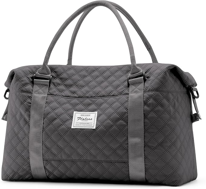 Travel Duffel Bag, Carry On Overnight Weekender Bags for Women | Travel Bag with Wet Pocket & Trolley Sleeve, For Spirit Airlines 18x14x8 Personal Item Bag by HYC00