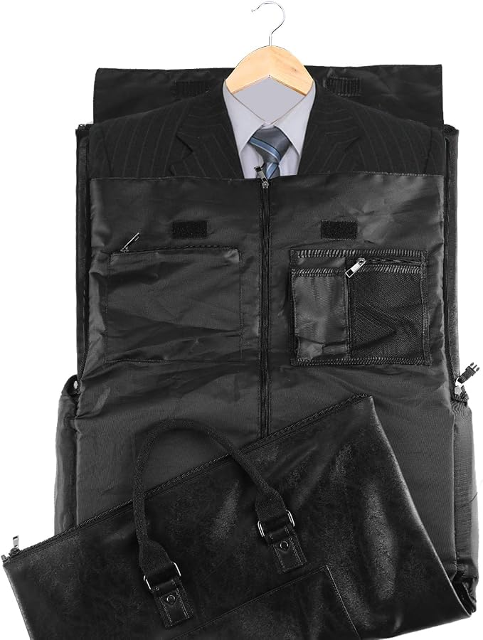 seyfocnia Convertible Travel Garment Bag,Carry on Garment Duffel Bag for Men Women - 2 in 1 Hanging Suitcase Suit Business Travel Bag - Image 5