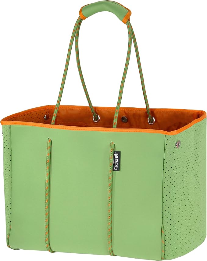QOGiR Neoprene Multipurpose Beach Bag Tote with Inner Zipper Pocket … … … … by QOGiR