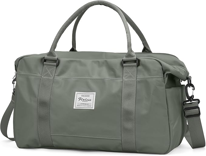 Travel Duffel Bag, Carry On Overnight Weekender Bags for Women | Travel Bag with Wet Pocket & Trolley Sleeve, For Spirit Airlines 18x14x8 Personal Item Bag - Image 8